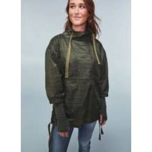 REI COOP  Green Pullover Unisex  Jacket Size S Oversized, Will Fit Large Women's